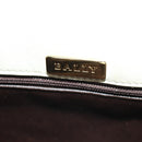 BALLY Shoulder Bag Leather Beige Gold Auth am11516A-16