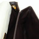 BALLY Shoulder Bag Leather Beige Gold Auth am11516A-19