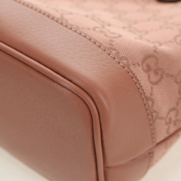 GUCCI GG Canvas Ophidia Tote Bag Pink 742102 525040 Auth am11524SAM