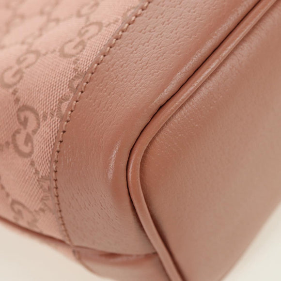 GUCCI GG Canvas Ophidia Tote Bag Pink 742102 525040 Auth am11524SAM
