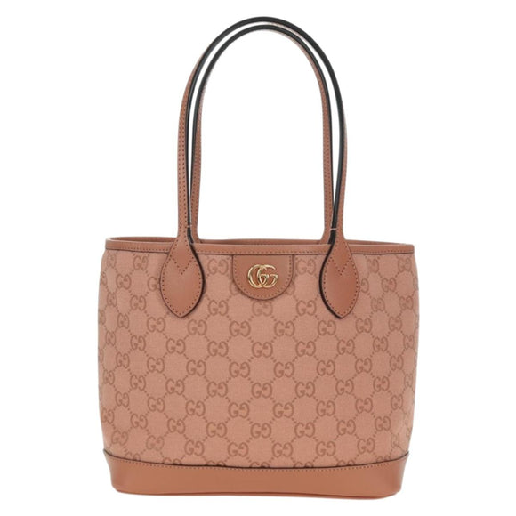 GUCCI GG Canvas Ophidia Tote Bag Pink 742102 525040 Auth am11524SAM