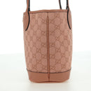 GUCCI GG Canvas Ophidia Tote Bag Pink 742102 525040 Auth am11524SAM-3