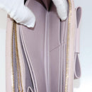 PRADA Ribbon Long Wallet Safiano leather Pink Gold Auth am11530-23