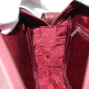 CARTIER Must Line Shoulder Bag Leather Bordeaux Gold Auth am11533A-23
