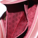 CARTIER Must Line Shoulder Bag Leather Bordeaux Gold Auth am11533A-25