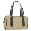 GUCCI GG Canvas Hand Bag Outlet Beige Gold 257289 Auth am11534V-1