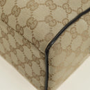 GUCCI GG Canvas Hand Bag Outlet Beige Gold 257289 Auth am11534V-16