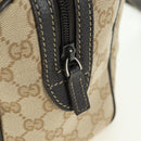 GUCCI GG Canvas Hand Bag Outlet Beige Gold 257289 Auth am11534V-10