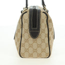 GUCCI GG Canvas Hand Bag Outlet Beige Gold 257289 Auth am11534V-3