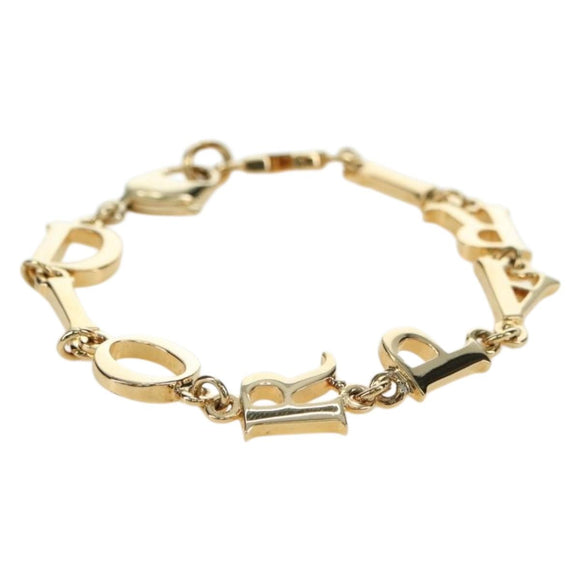 Christian Dior Bracelet metal Gold Auth am11538V
