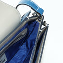 Vivienne Westwood Shoulder Bag Leather Blue Silver Auth am11542A-18