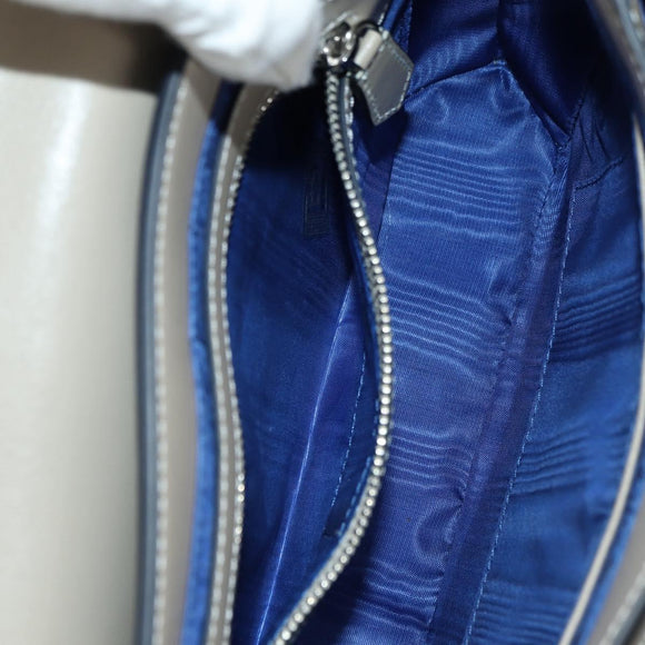 Vivienne Westwood Shoulder Bag Leather Blue Silver Auth am11542A