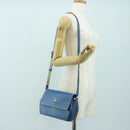 Vivienne Westwood Shoulder Bag Leather Blue Silver Auth am11542A-22