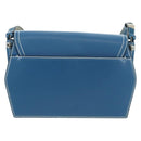 Vivienne Westwood Shoulder Bag Leather Blue Silver Auth am11542A-2