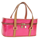 LOUIS VUITTON Vernis Sullivan Horizontal PM Fuchsia Pink M91269 Auth am11543V-1