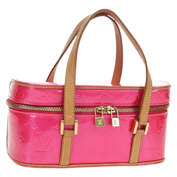 LOUIS VUITTON Vernis Sullivan Horizontal PM Fuchsia Pink M91269 Auth am11543V