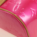 LOUIS VUITTON Vernis Sullivan Horizontal PM Fuchsia Pink M91269 Auth am11543V-15