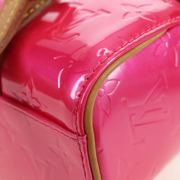 LOUIS VUITTON Vernis Sullivan Horizontal PM Fuchsia Pink M91269 Auth am11543V