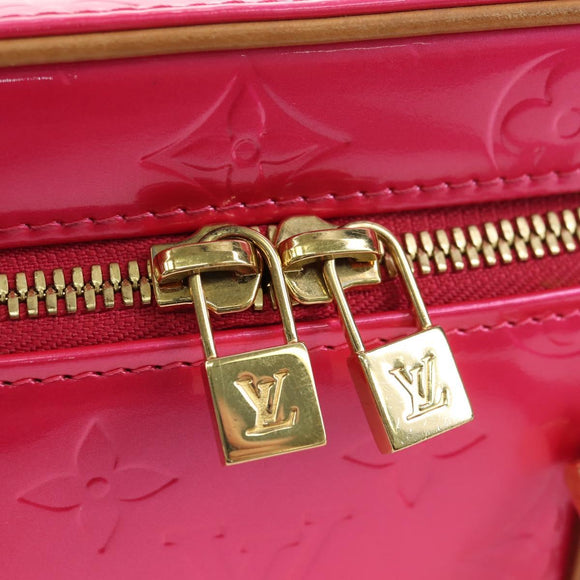 LOUIS VUITTON Vernis Sullivan Horizontal PM Fuchsia Pink M91269 Auth am11543V