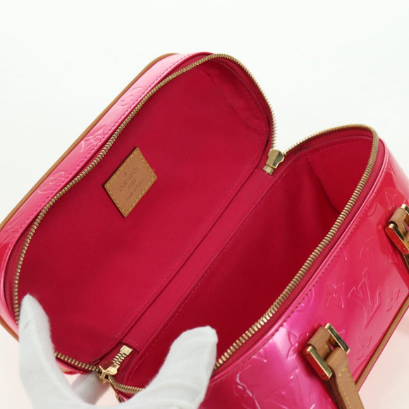 LOUIS VUITTON Vernis Sullivan Horizontal PM Fuchsia Pink M91269 Auth am11543V