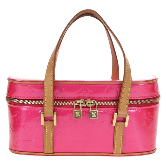 LOUIS VUITTON Vernis Sullivan Horizontal PM Fuchsia Pink M91269 Auth am11543V