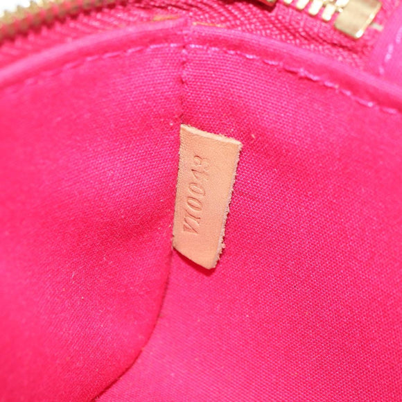 LOUIS VUITTON Vernis Sullivan Horizontal PM Fuchsia Pink M91269 Auth am11543V