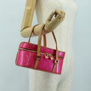LOUIS VUITTON Vernis Sullivan Horizontal PM Fuchsia Pink M91269 Auth am11543V-23