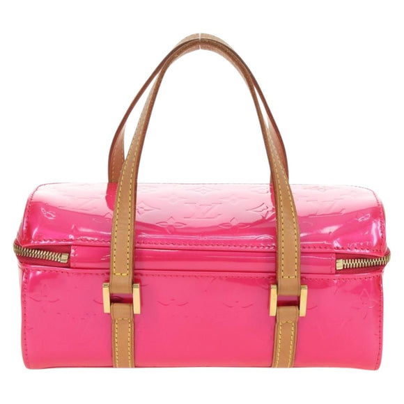 LOUIS VUITTON Vernis Sullivan Horizontal PM Fuchsia Pink M91269 Auth am11543V