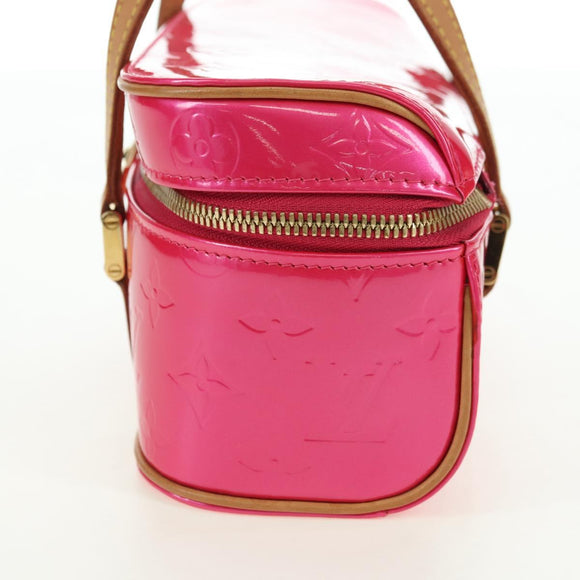 LOUIS VUITTON Vernis Sullivan Horizontal PM Fuchsia Pink M91269 Auth am11543V