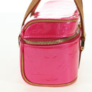 LOUIS VUITTON Vernis Sullivan Horizontal PM Fuchsia Pink M91269 Auth am11543V-4