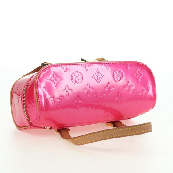 LOUIS VUITTON Vernis Sullivan Horizontal PM Fuchsia Pink M91269 Auth am11543V