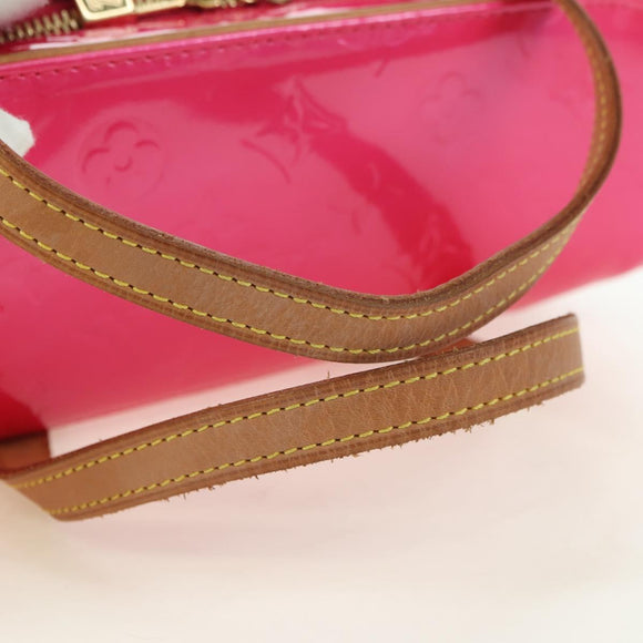 LOUIS VUITTON Vernis Sullivan Horizontal PM Fuchsia Pink M91269 Auth am11543V
