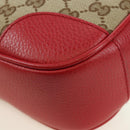 GUCCI GG Canvas Shoulder Bag Beige Gold 449413 Auth am11547V-17