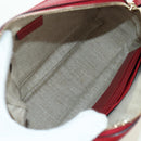 GUCCI GG Canvas Shoulder Bag Beige Gold 449413 Auth am11547V-10