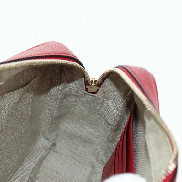 GUCCI GG Canvas Shoulder Bag Beige Gold 449413 Auth am11547V