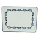 HERMES Shane Dunkle Plate Pottery White Navy Auth am11550A-13