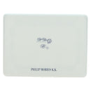 HERMES Shane Dunkle Plate Pottery White Navy Auth am11550A-2