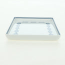HERMES Shane Dunkle Plate Pottery White Navy Auth am11550A-6