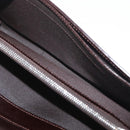 FENDI Zucca Canvas Long Wallet Black Brown Auth am11551V-18