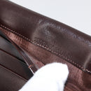 FENDI Zucca Canvas Long Wallet Black Brown Auth am11551V-12