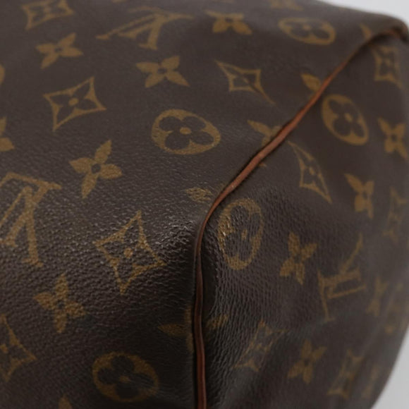 LOUIS VUITTON Monogram Speedy 35 Hand Bag M41524 LV Auth am11558A
