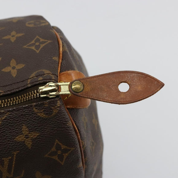 LOUIS VUITTON Monogram Speedy 35 Hand Bag M41524 LV Auth am11558A