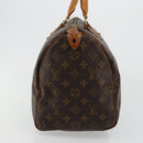 LOUIS VUITTON Monogram Speedy 35 Hand Bag M41524 LV Auth am11558A-4