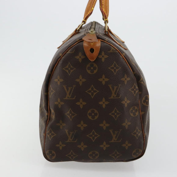LOUIS VUITTON Monogram Speedy 35 Hand Bag M41524 LV Auth am11558A