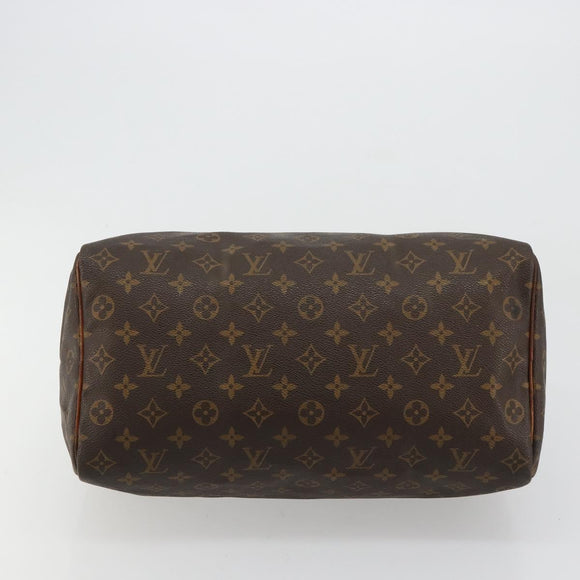 LOUIS VUITTON Monogram Speedy 35 Hand Bag M41524 LV Auth am11558A