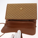 GUCCI Micro GG Canvas Shoulder Bag Beige Gold Auth am11560-15