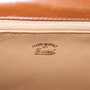 GUCCI Micro GG Canvas Shoulder Bag Beige Gold Auth am11560-17