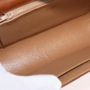 GUCCI Micro GG Canvas Shoulder Bag Beige Gold Auth am11560-18