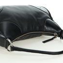 PRADA Hand Bag Leather Black Silver Auth am11564V-6