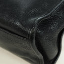 BALENCIAGA City Hand Bag Leather 2way Black Gold 432831 Auth am11565V-17